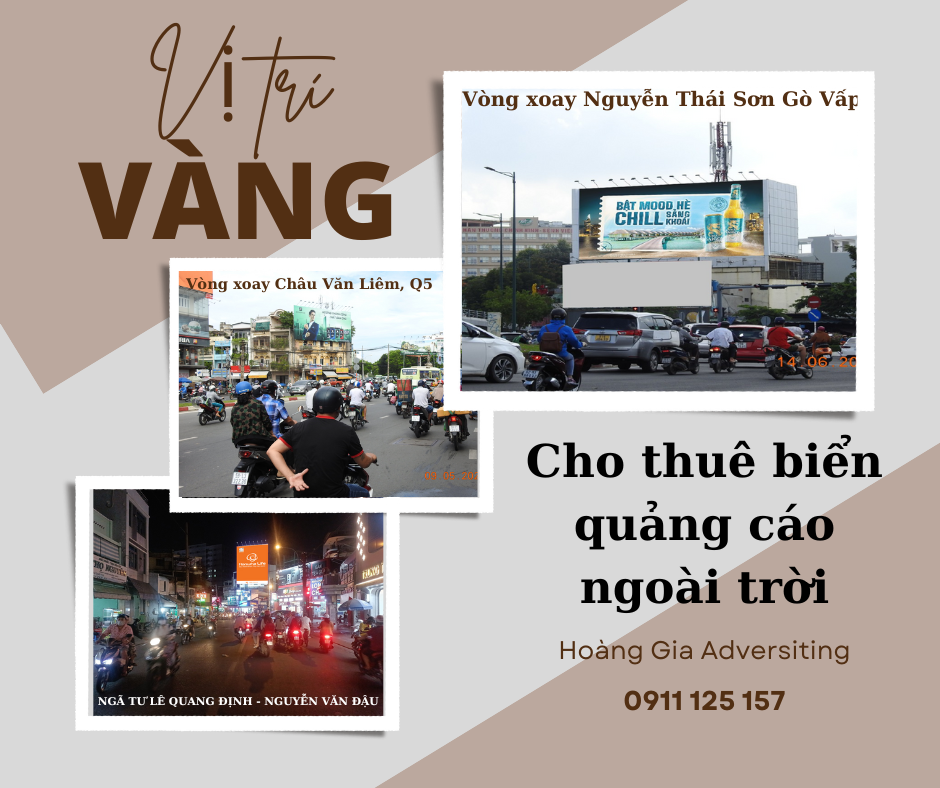 CHO THUÊ BILLBOARD GIÁ RẺ NHIỀU VỊ TRÍ ĐẮC ĐỊA